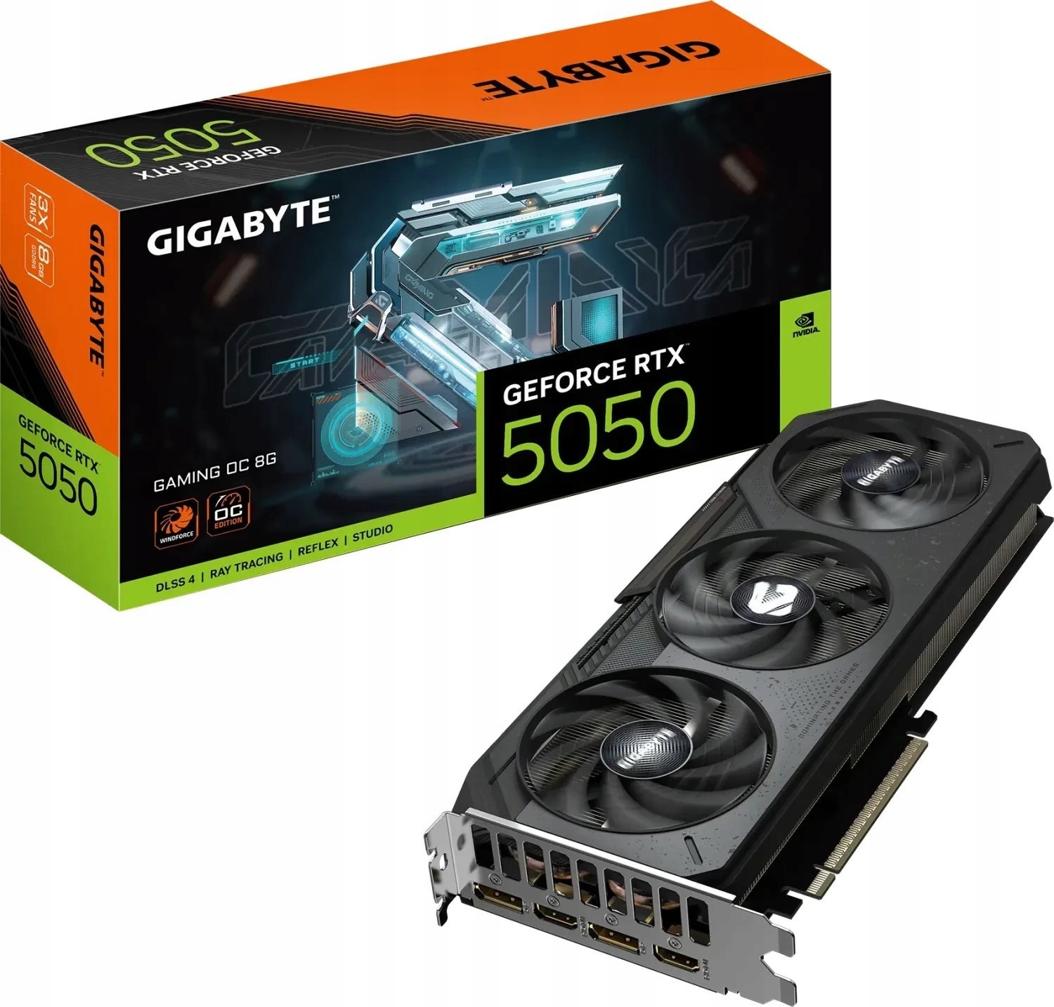 Karta graficzna Gigabyte GeForce Rtx 5050 Gaming Oc 8GB GDDR6 DLSS4