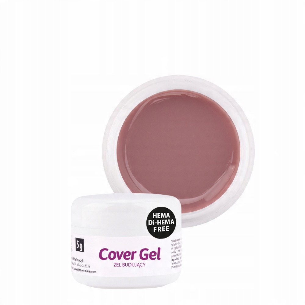 

Żel Budujący Predłużanie Paznokci Cover Kryjący 5G