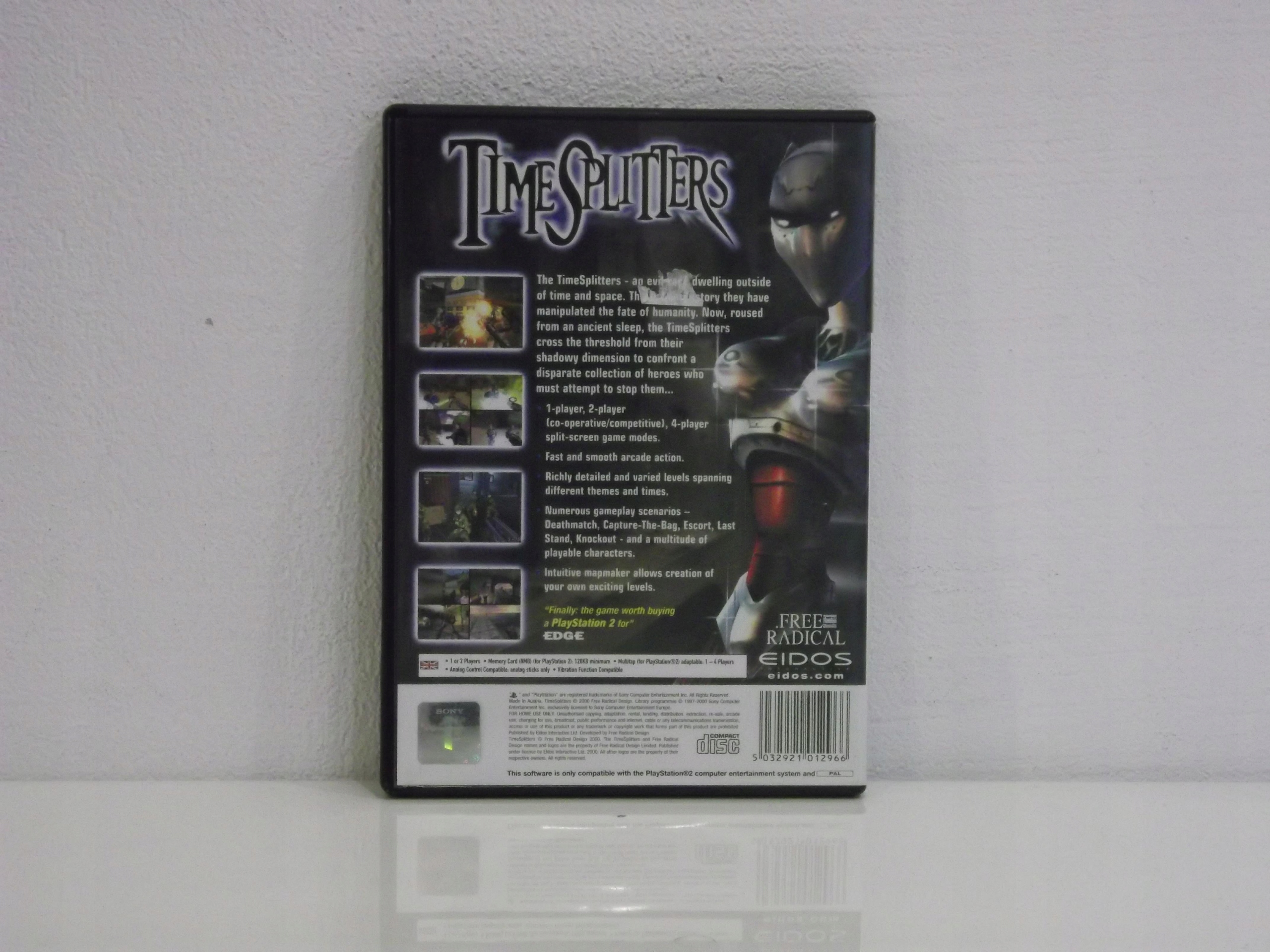 TIMESPLITTERS PS2 Wydawca Eidos Studios/Atod AB