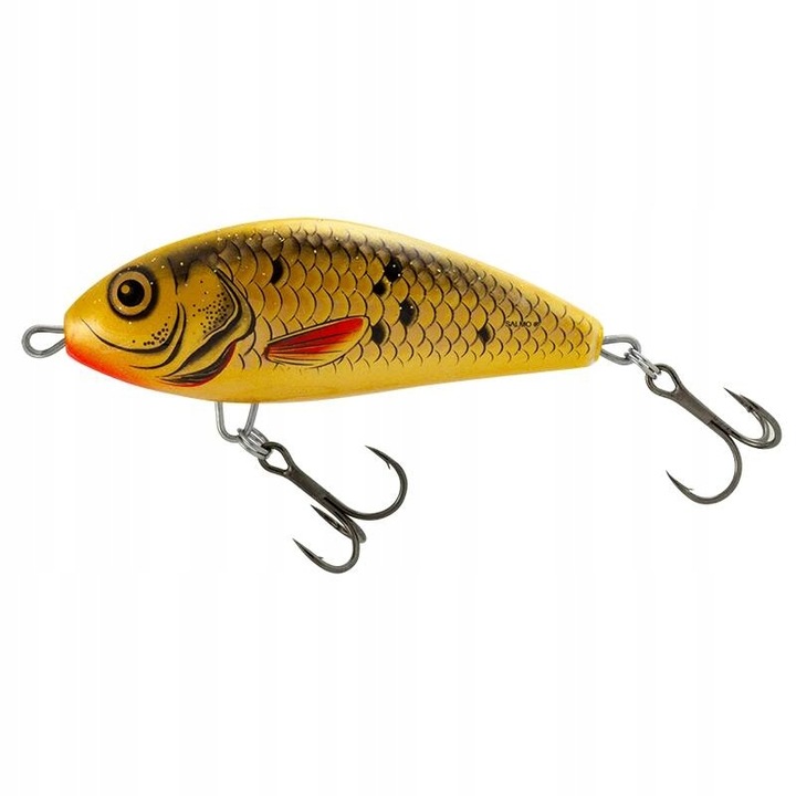 Wobler Salmo Fatso Pływający 12cm 59g Bleeding Golden Bait Spinning Złoty