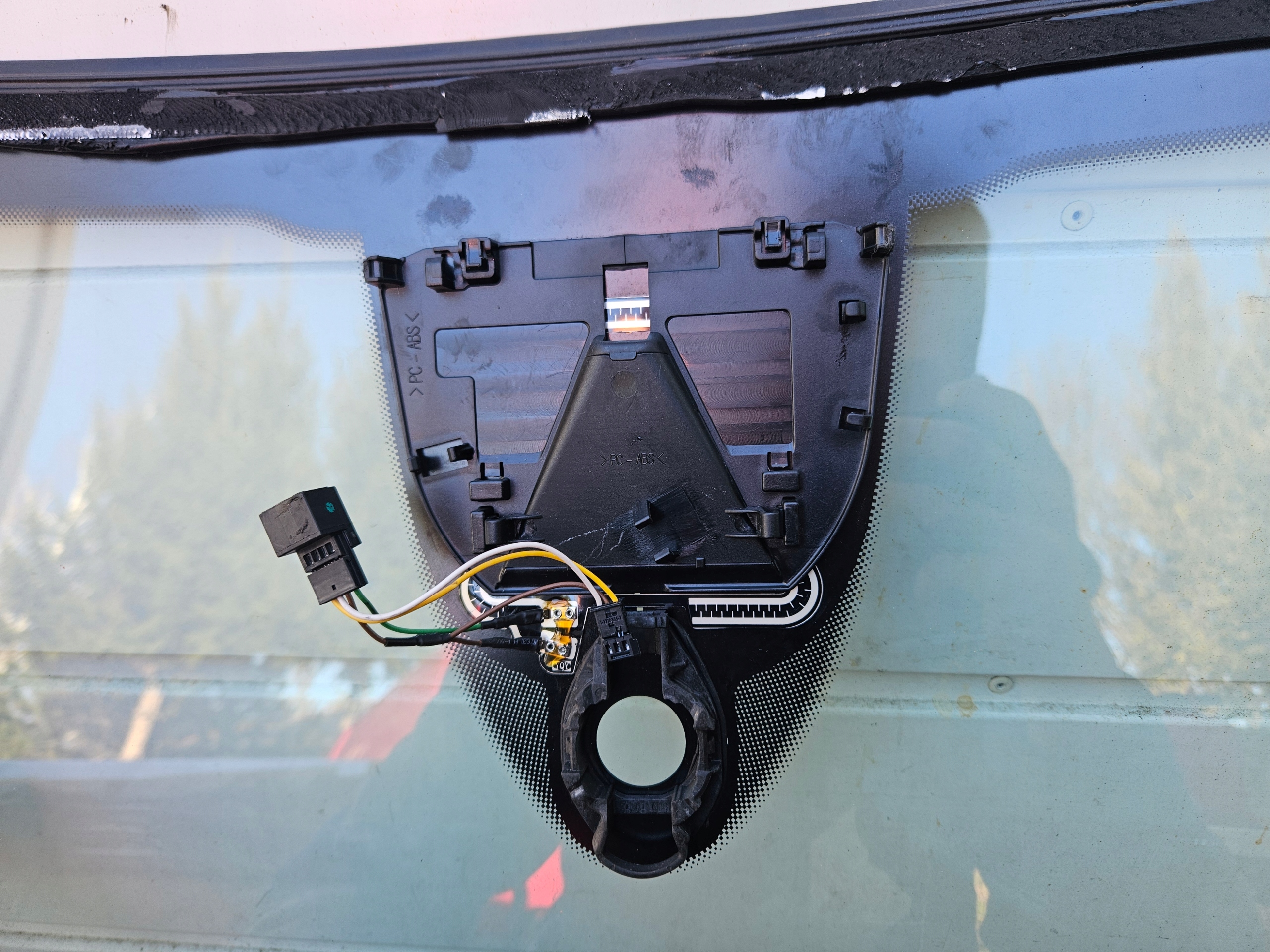 window iron AUDI A6 C7 4G below KAMERE sensor rain FUYAO