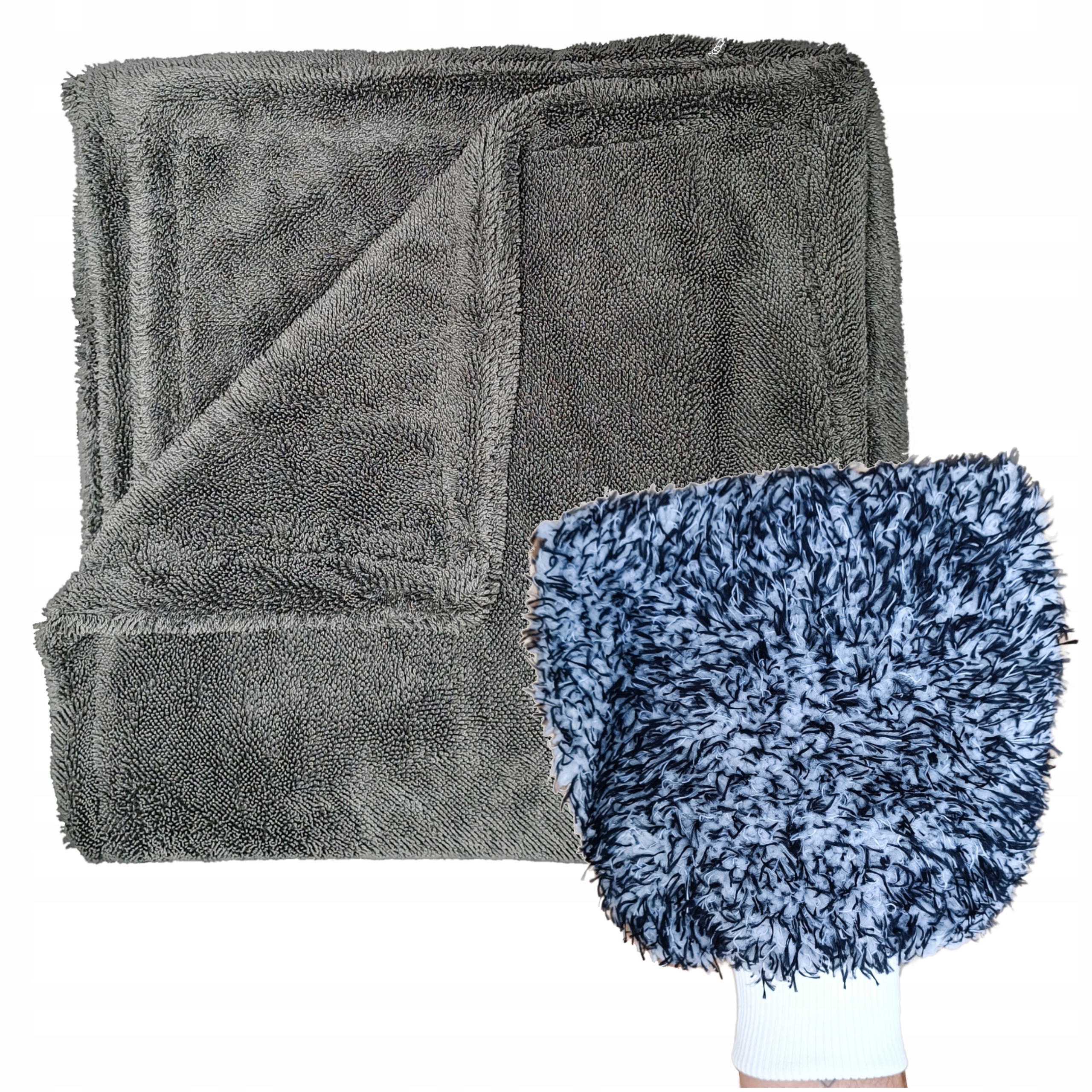 Dark King Double XXL Fiber Mitt ręcznik rękawica do mycia auta samochodu