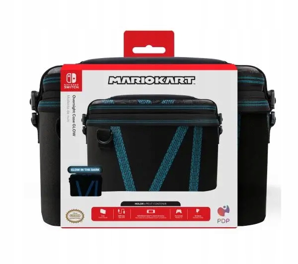 Etui na konsolę Nintendo Switch Pdp 500-141-KTDG Overnight Case Glow Mario