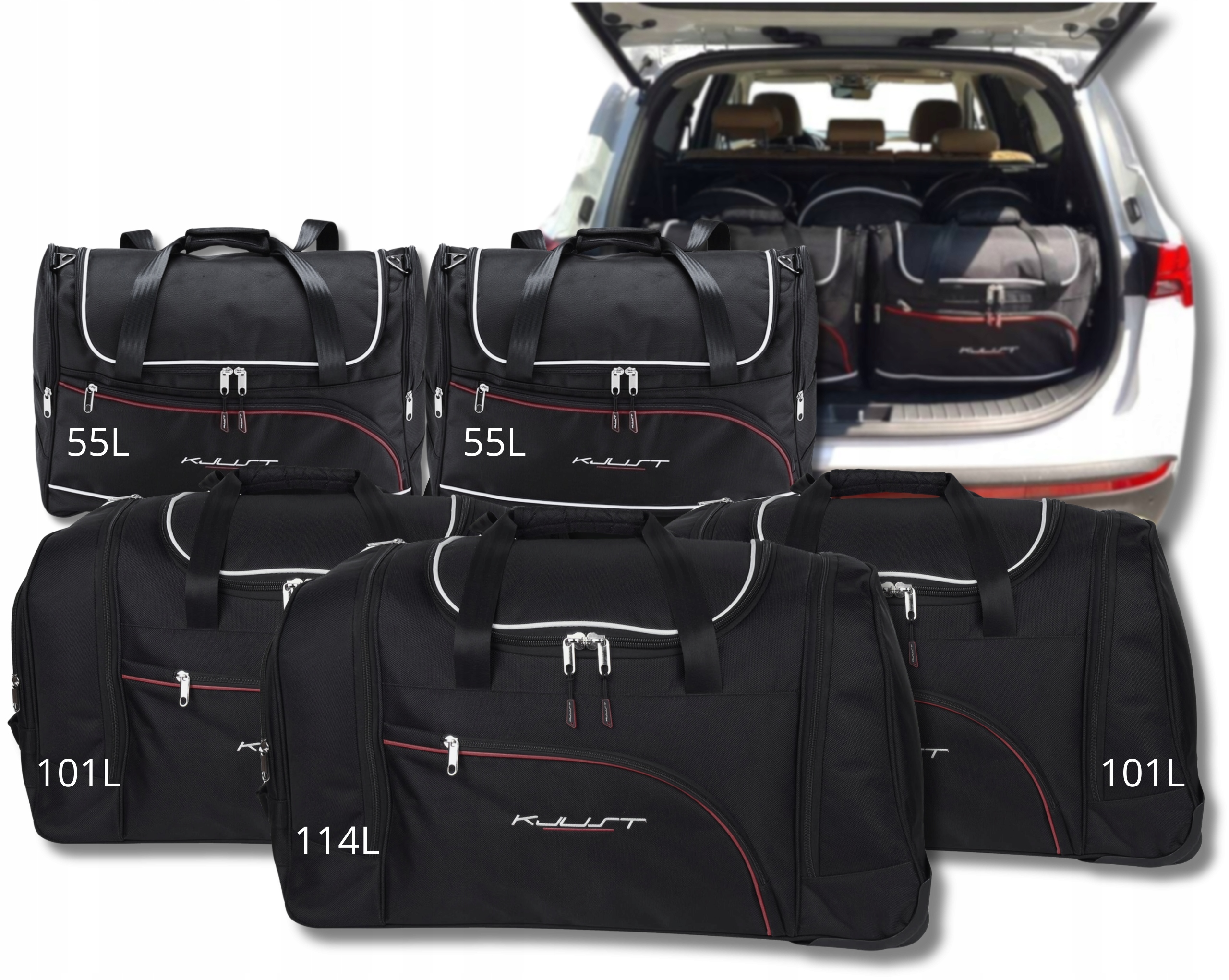 Cestovná Taška Do Kufra Hyundai Grand Santa Fe Hev 2020+ 5 ks