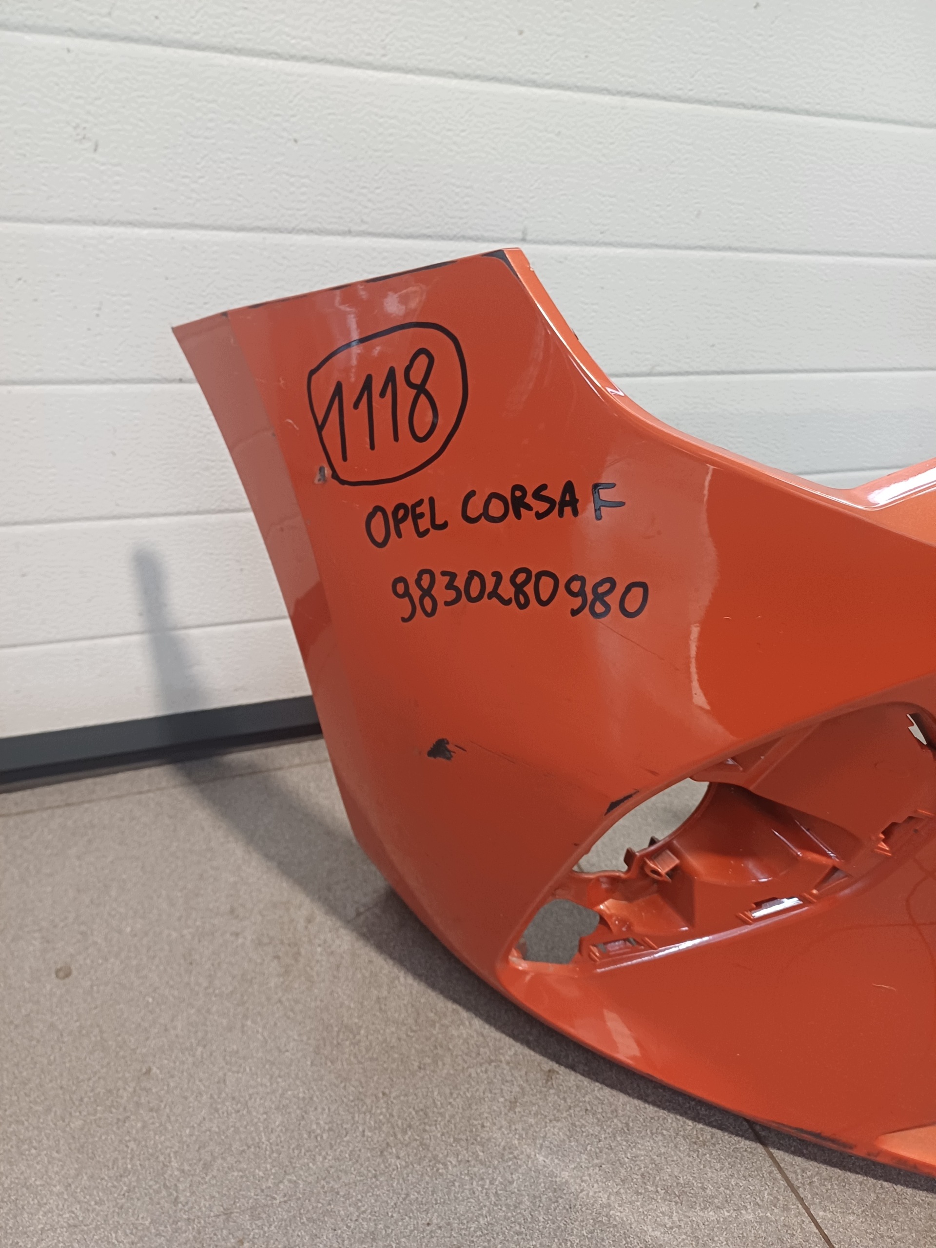 bumper front front OPEL CORSA F 9830280980