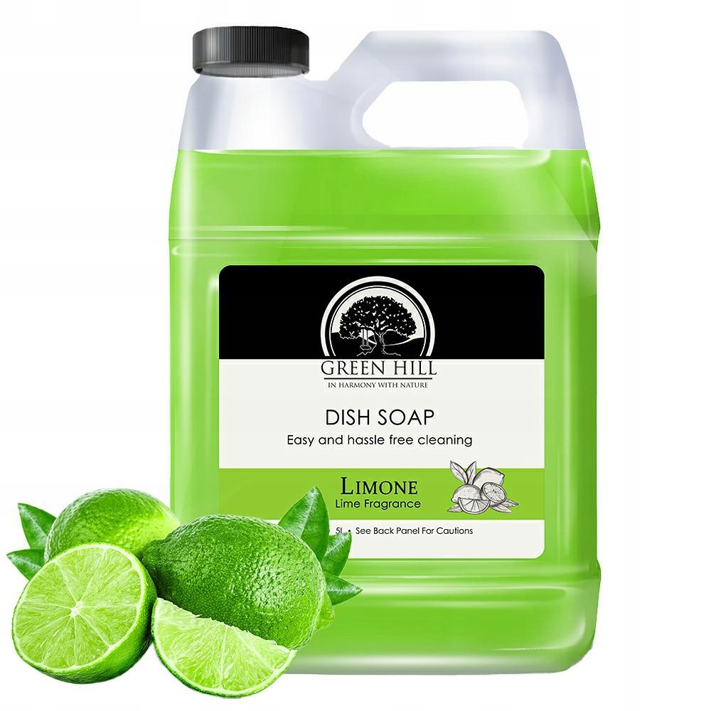 Levně Green Hill Prostředek Na Mytí Nádobí Premium 5L Limetka