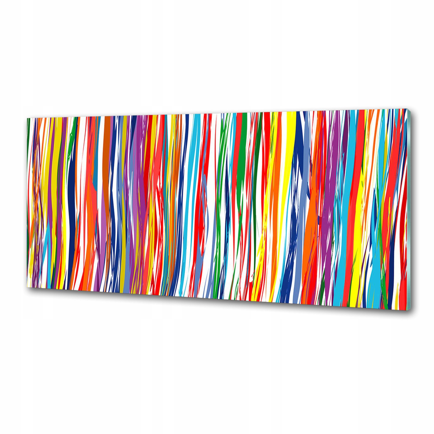Panel do kuchyne Farebné pruhy 125 x 50 cm Lepidlo
