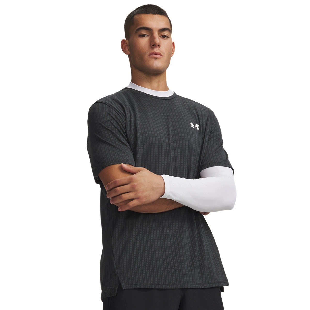 Męska koszulka treningowa Under Armour Tech Vent Jacquard New Czarny M