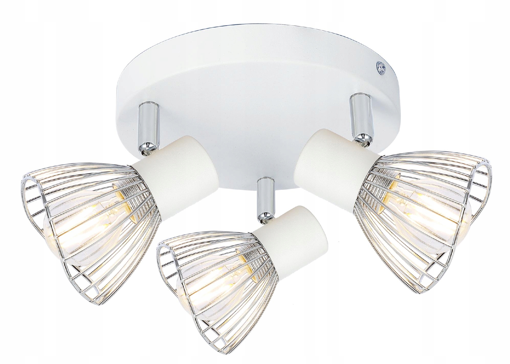 Elegantní Stropní Lampa 3XE14 Stínidla Ažurové Stínítka