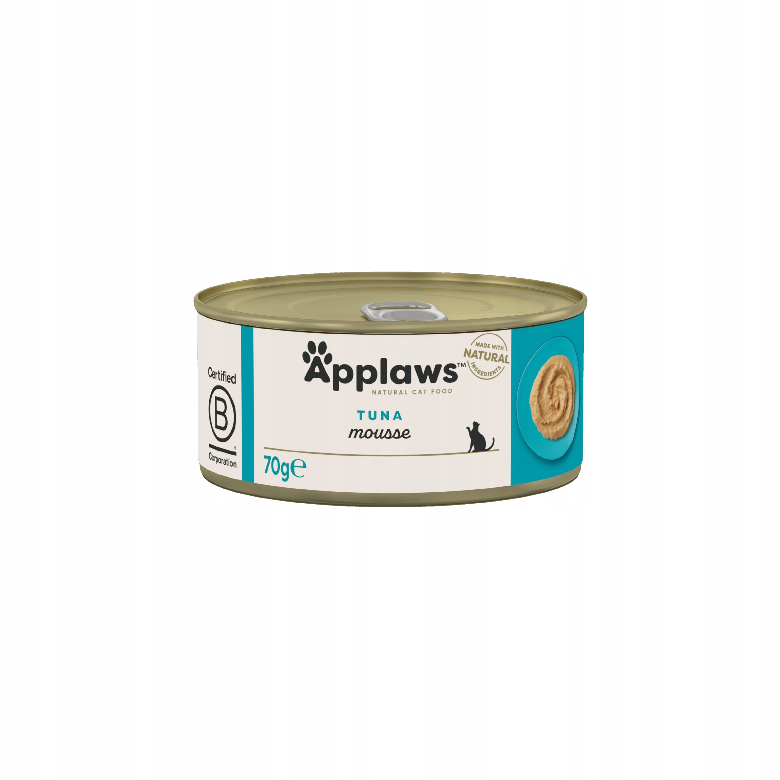 Applaws Premium vlhké krmivo Pěna pro kočky Adult Tuňák Plechovka 24x70 g