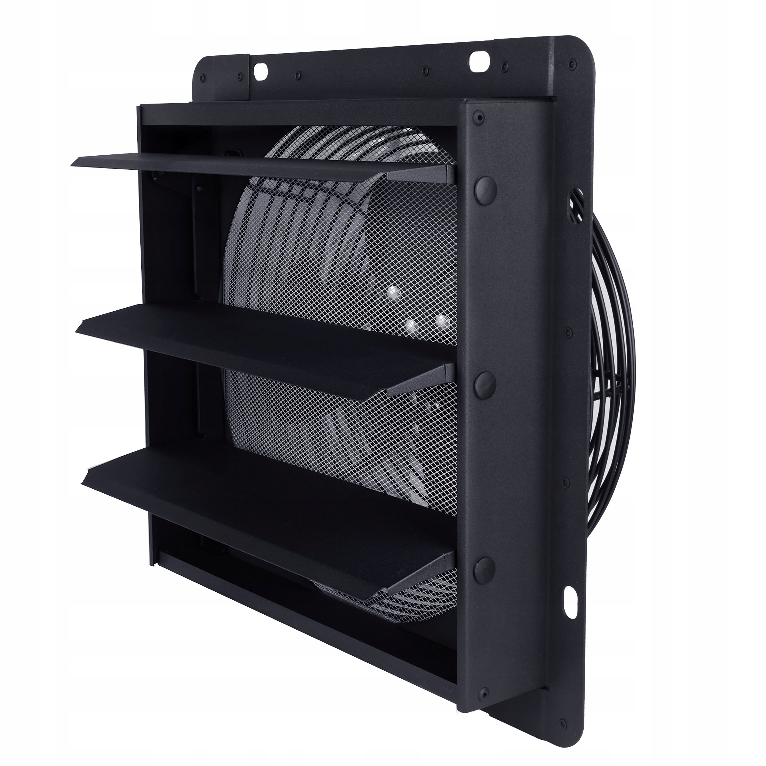 Wentylator osiowy ścienny wyciągowy Eberg Vexo 250 Żaluzja Regulator