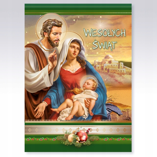 KARNET LAURKA ŚWIĘTA BOŻE NARODZENIE BN + KOPERTA B6 RELIGIJNA
