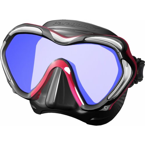 Maska Tusa Paragon Sm 1007SQB Rpa czarno-różowa