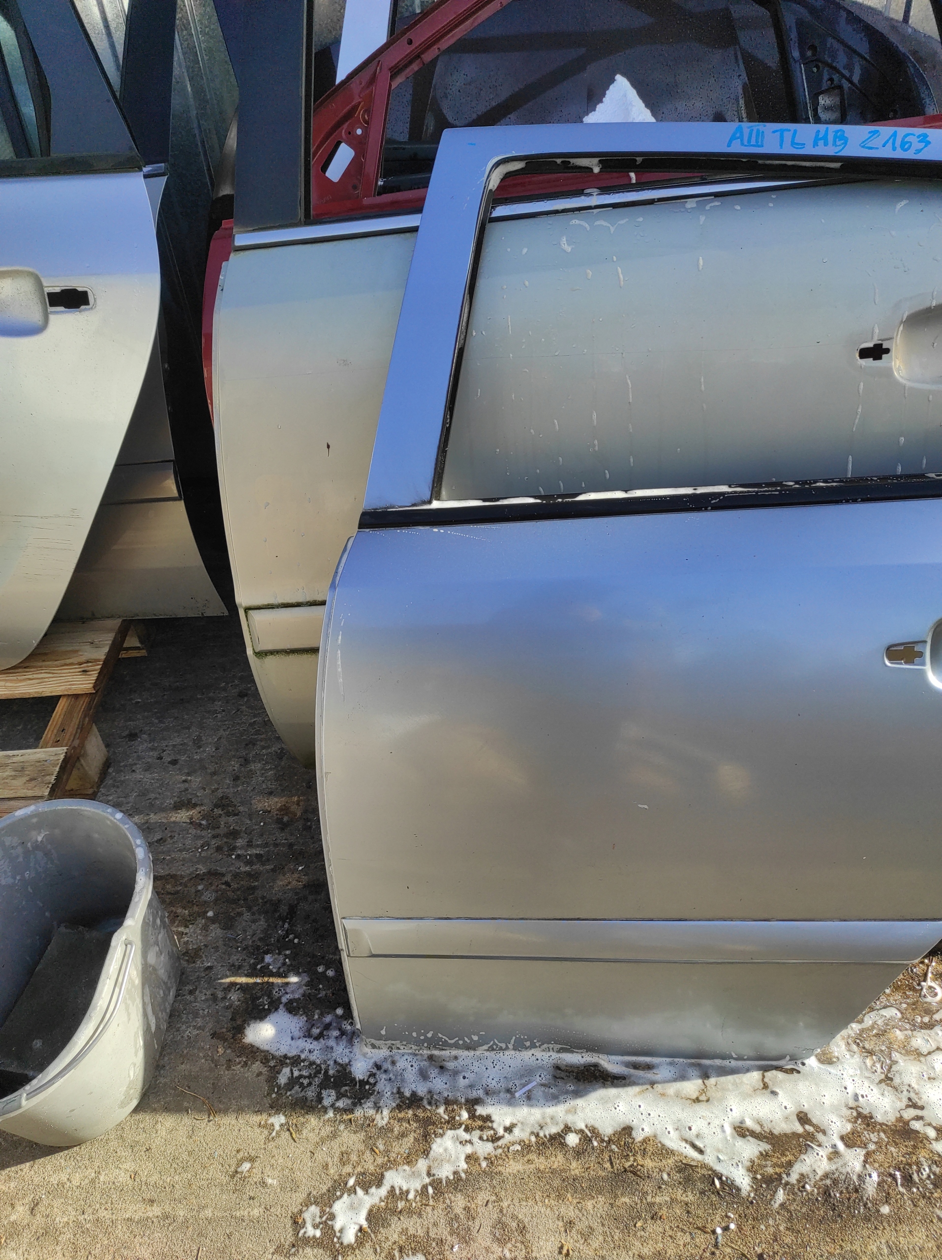 door OPEL ASTRA H Z163 left rear part unprotected HB