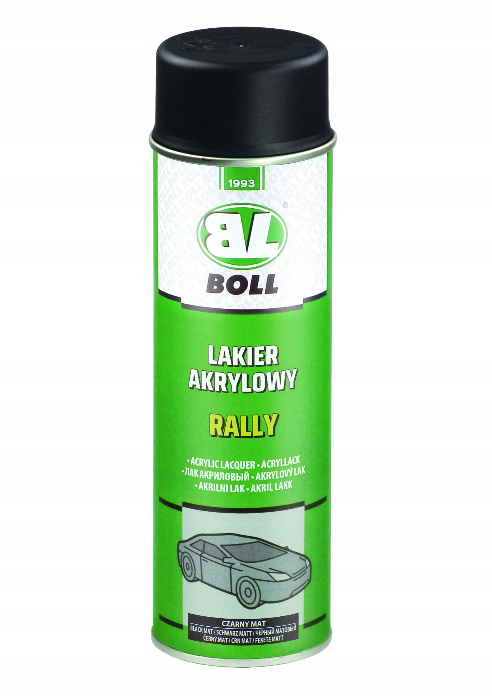 

Boll Lakier Akrylowy Czarny Mat Spray 500ML
