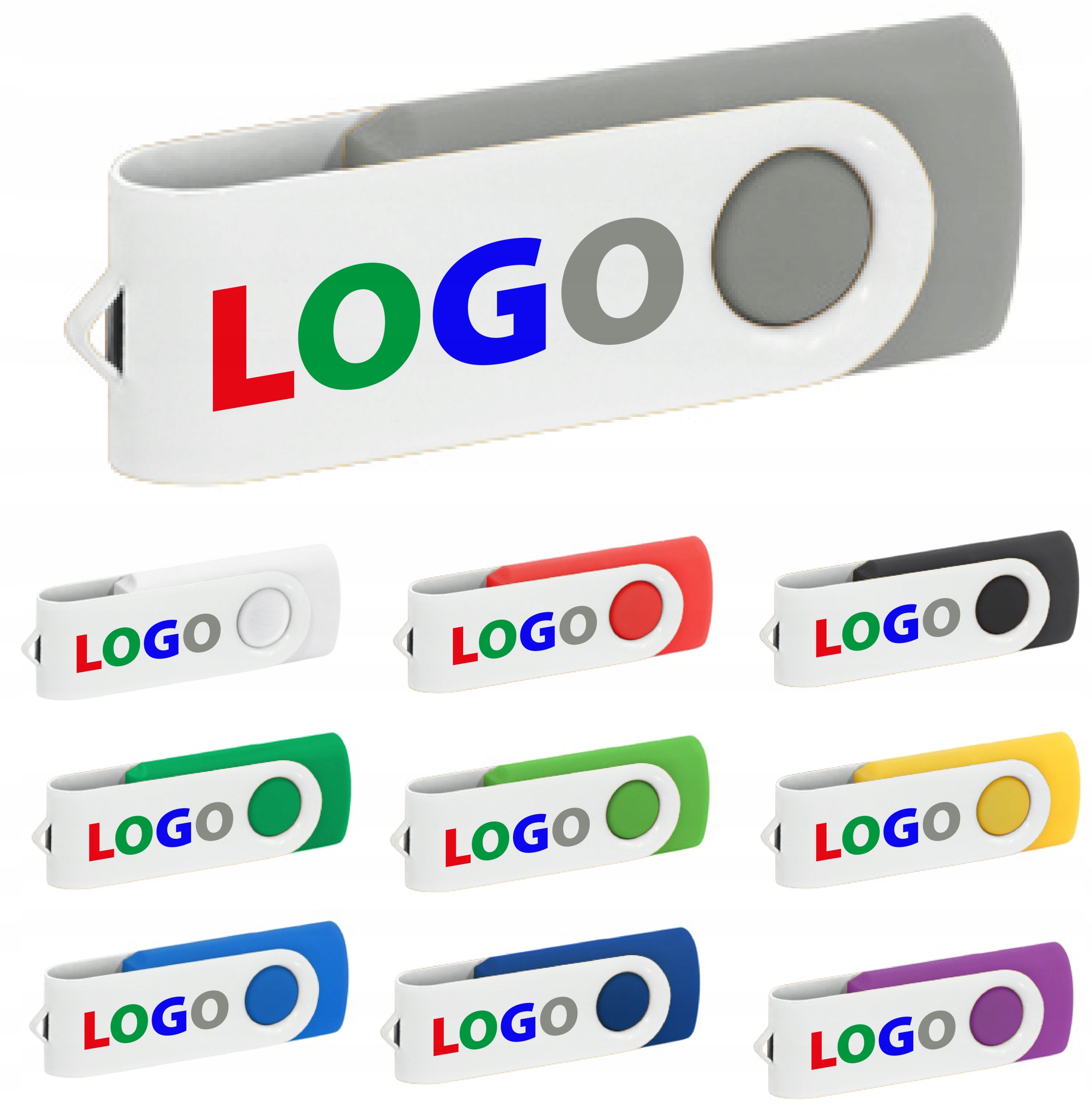 Pendrive twister 128GB usb2.0 s potiskem, logo 10 ks