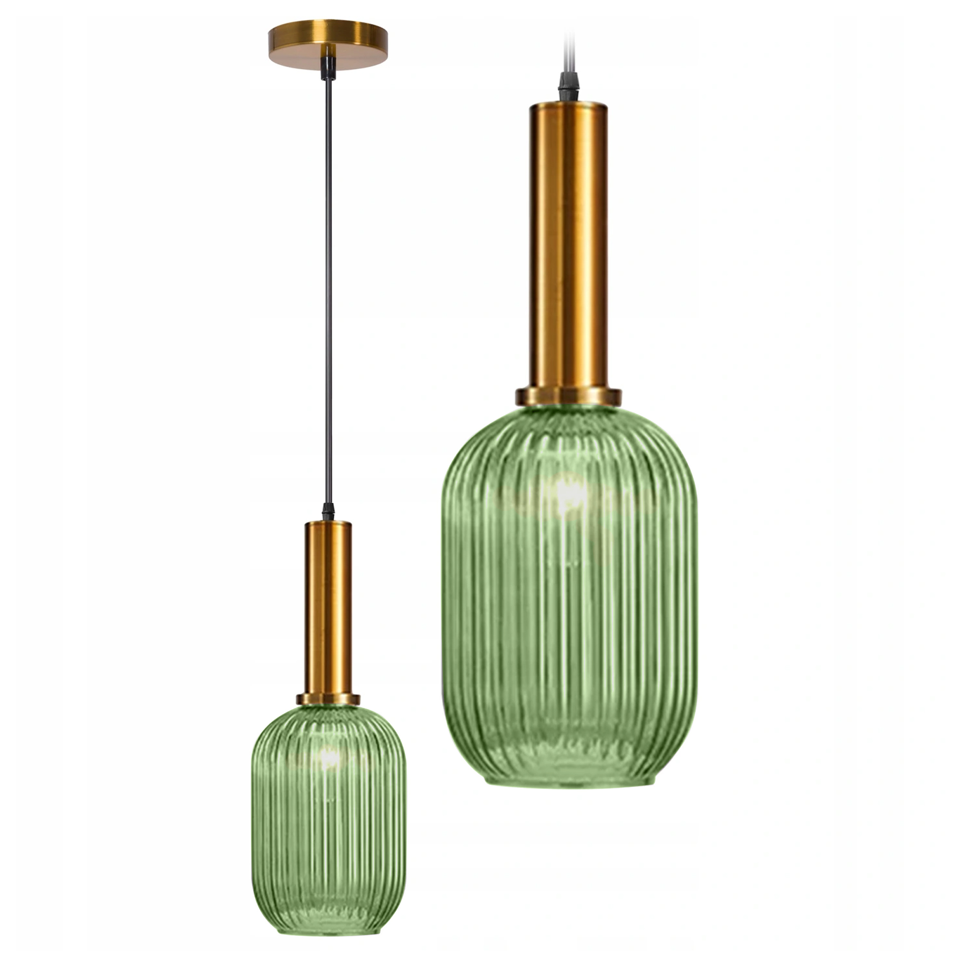 

Lampa Sufitowa Wisząca Szklana MIX