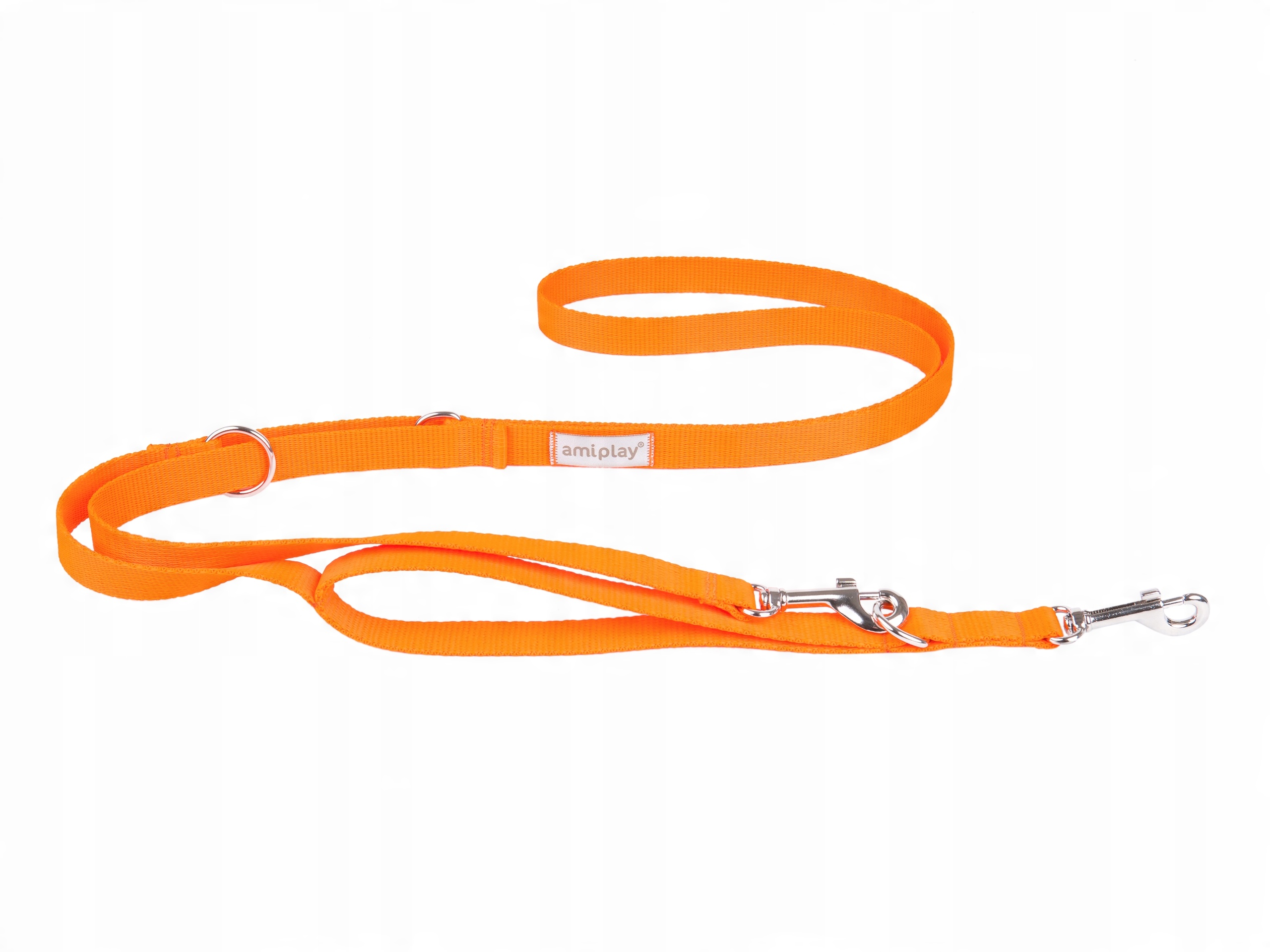 

amiplay Smycz przepinana 7in1 Samba XL Pomarańcz
