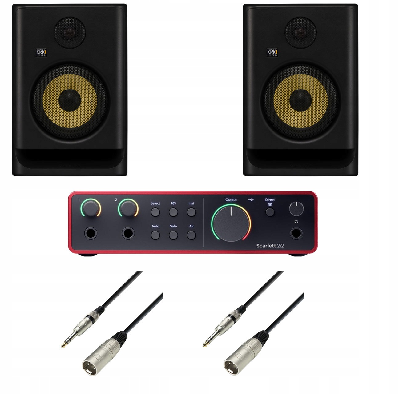 Sada pro nahrávání Rozhraní Focusrite Scarlett 2i2 Krk Rokit RP8 G5
