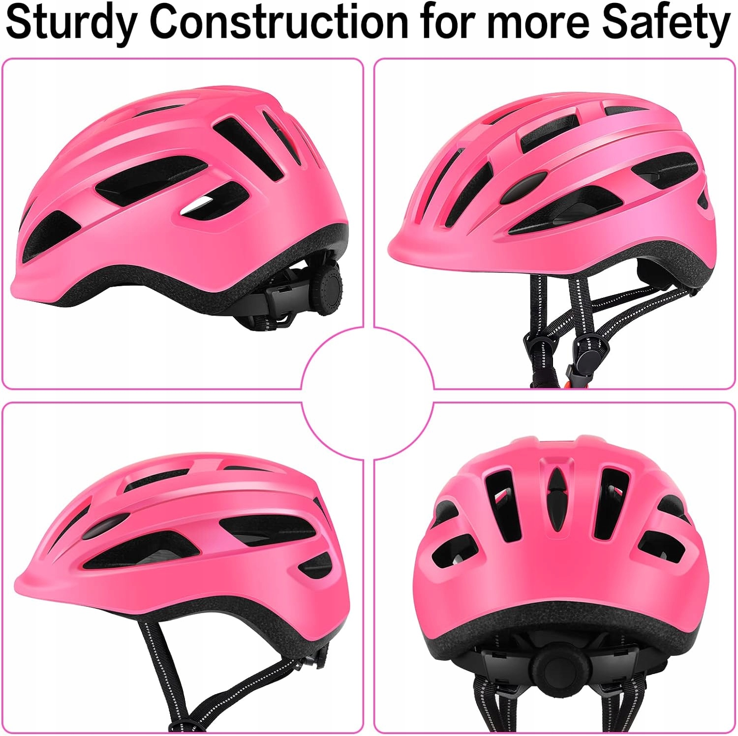 Kask Rowerowy DZIECĘCY DesignSter S 48-52CM RÓŻOWY NOWY Model DesignSter