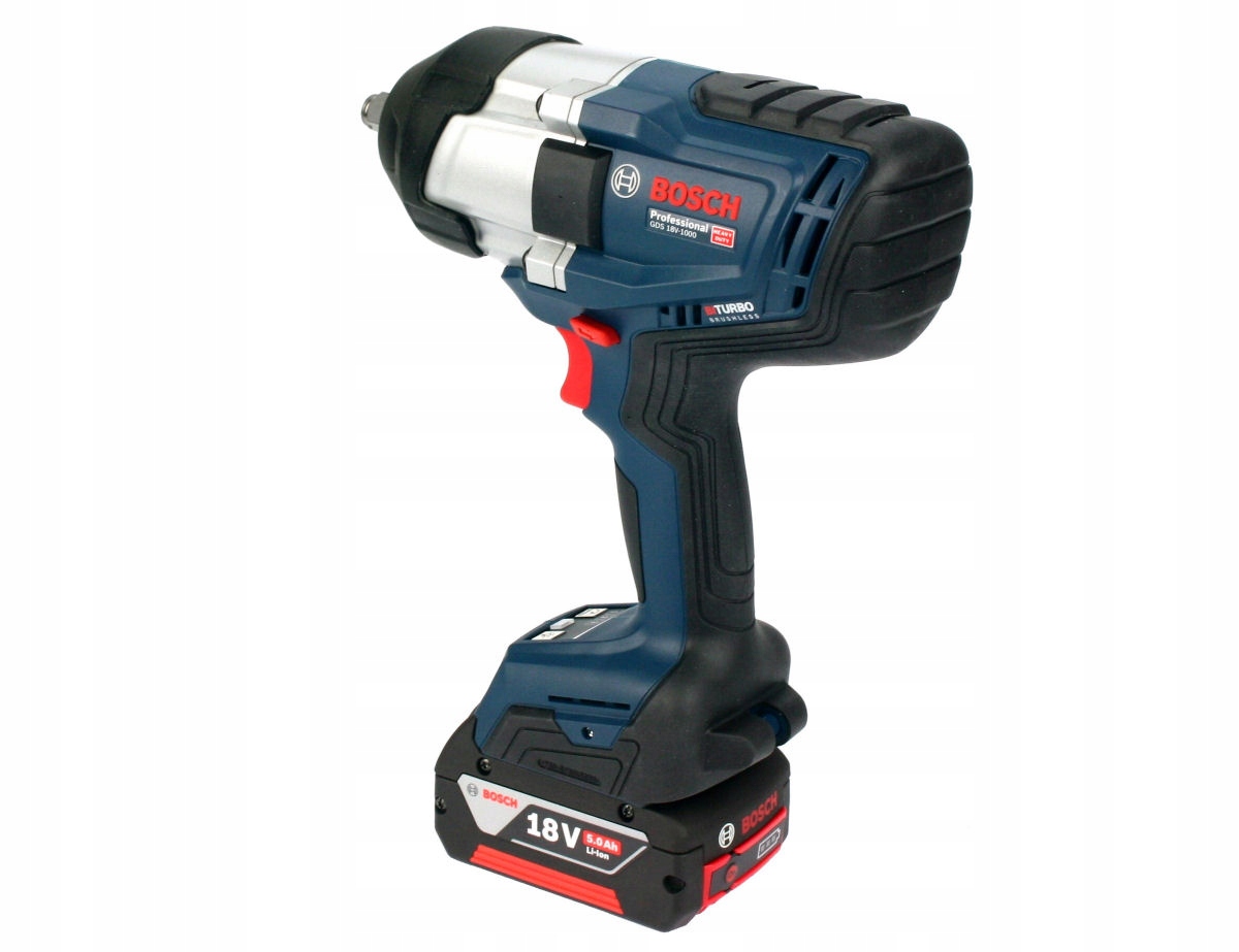 KLUCZ UDAROWY GDS 18V-1000 BOSCH BITURBO 2x4,0Ah Rozmiar trzpienia 1/2''