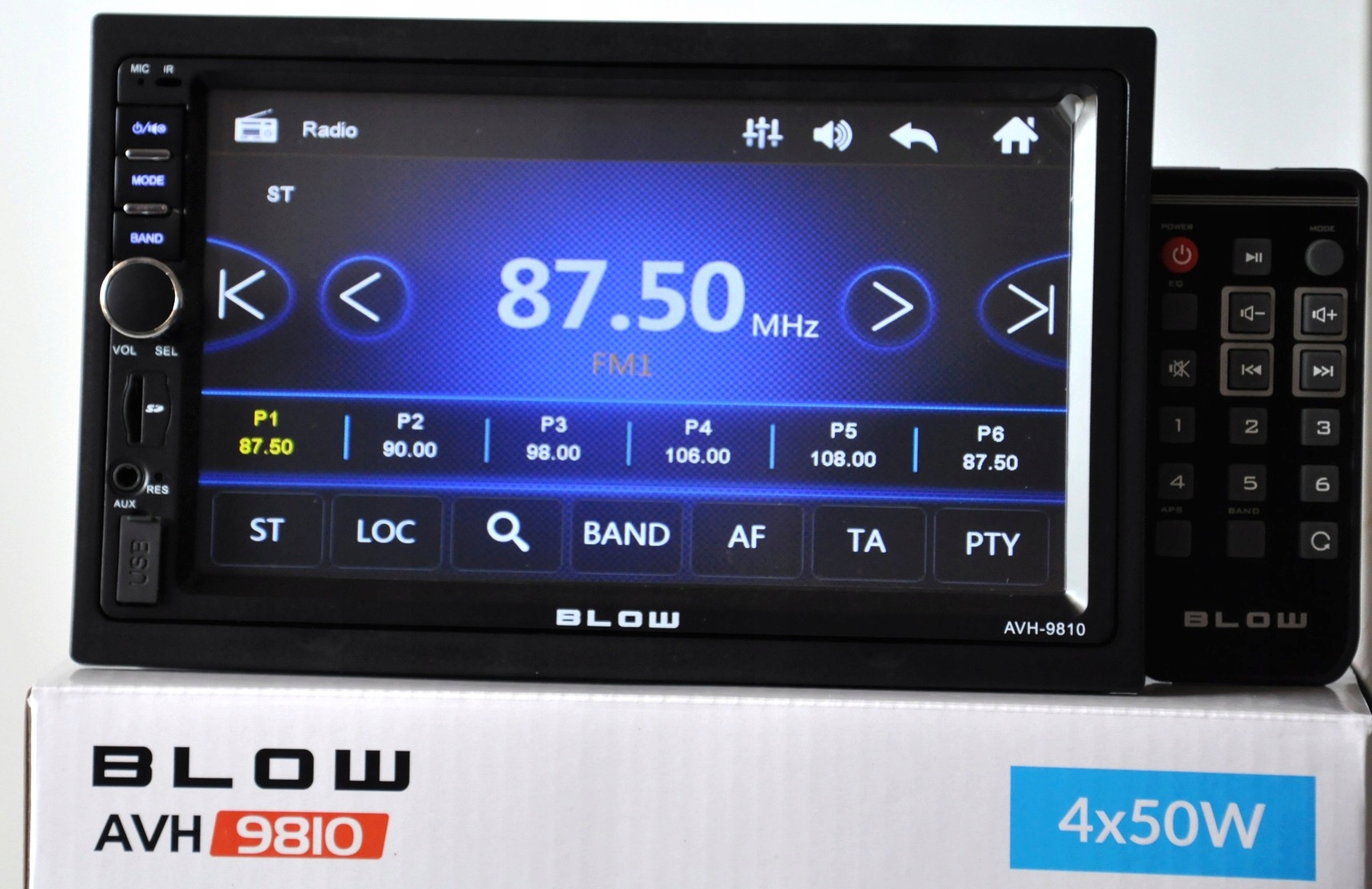 RADIO 2DIN 7 LCD BLOW AVH9810 SD USB MP3 BLUETOOTH Marka Blow