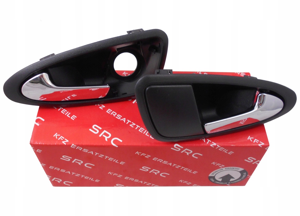 2x Vnitřní Klika Levá Pravá Seat Ibiza IV 09-12 Chrom