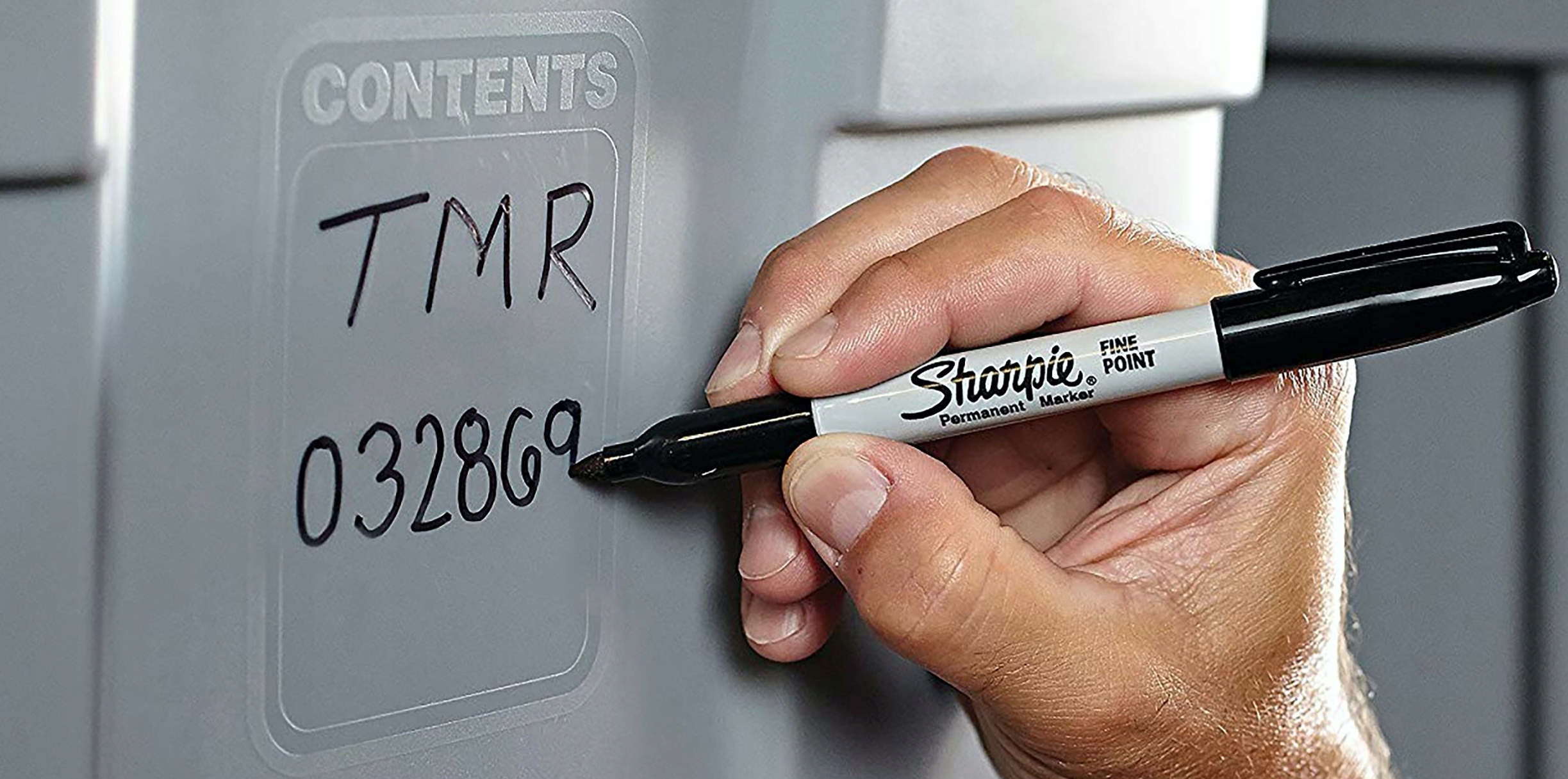 Kultowy MARKER Sharpie Fine permanentny CZARNY + długopis InkJoy Kolor czarny