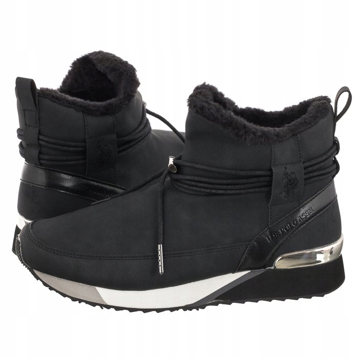 Dámské Kotníkové Boty boty U.s. Polo Assn. Frida009 Černé