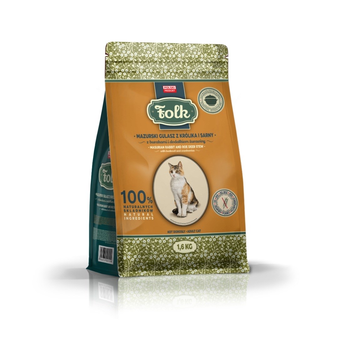 Levně Folk Mazurský králičí a srnčí guláš s červenou řepou a brusinkami 1.6k