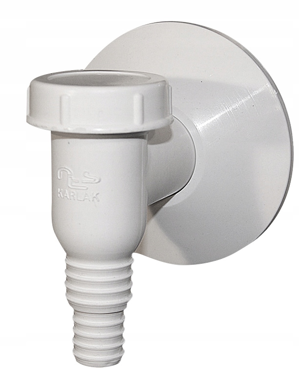 SYFON DO PRALKI ZMYWARKI NATYNKOWY BIAŁY ROYAL