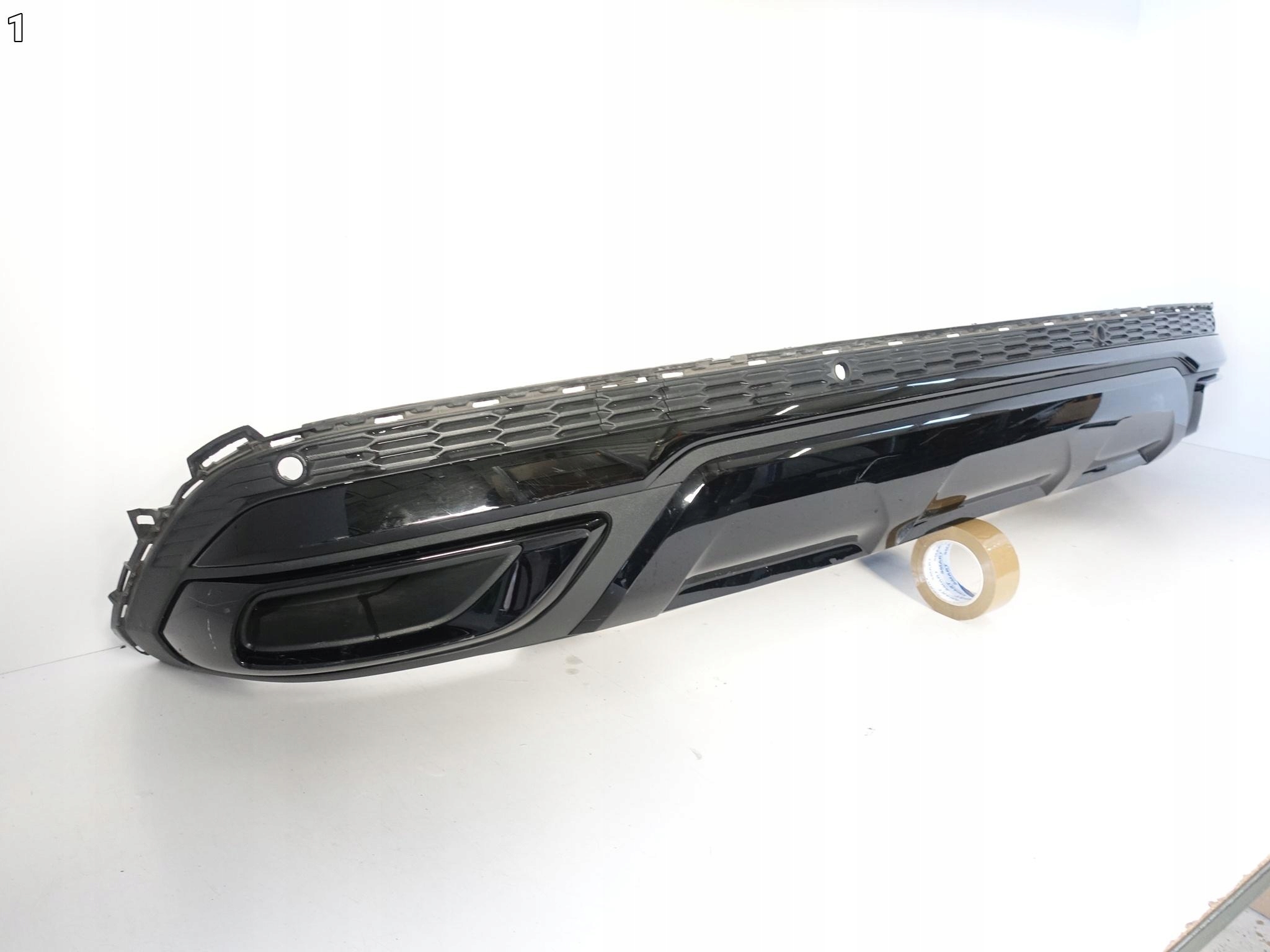 AUDI Q7 II 2 4M0 S-LINE LIFT 19-24 diffuser SPOILER accessories W bumper rear part