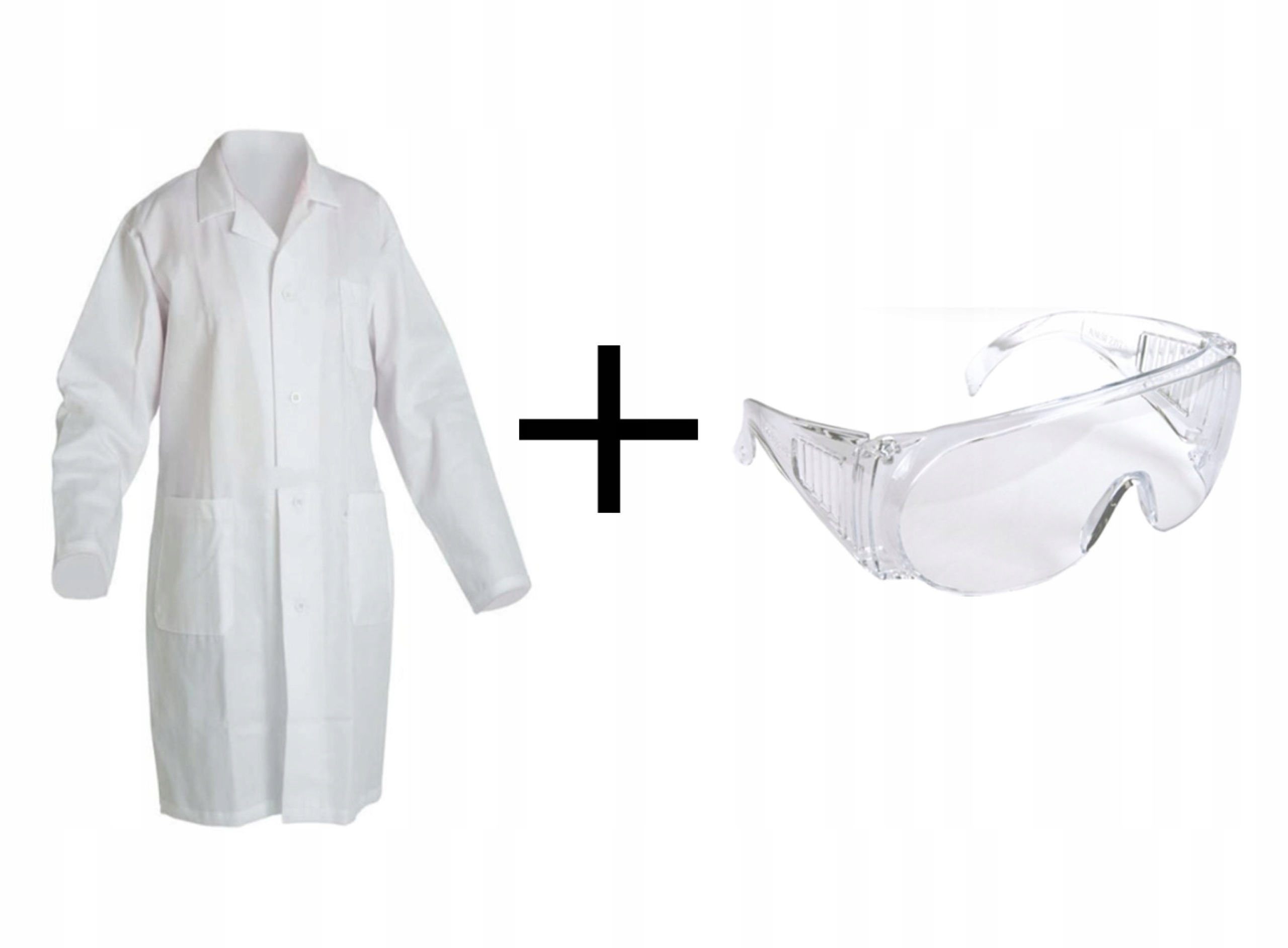 

Zestaw Laboratoryjny Fartuch Bawełniany Okulary