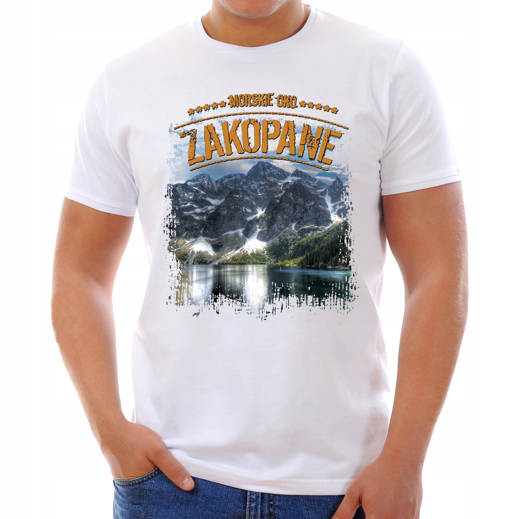 

Koszulka Zakopane Morskie Oko (M):: L,: biały