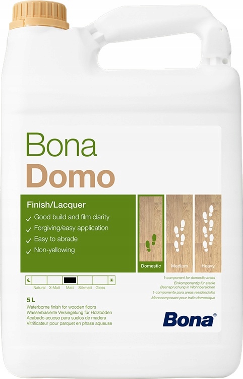 Lak na dřevěné podlahy Bona Domo 5L Mat matný