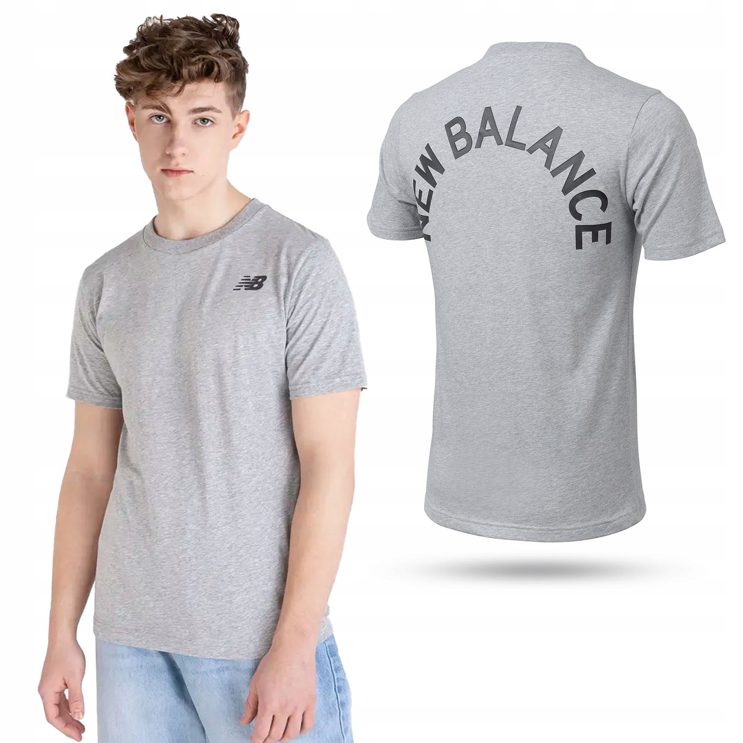 

Koszulka Męska New Balance T-shirt Bawełna MT11985