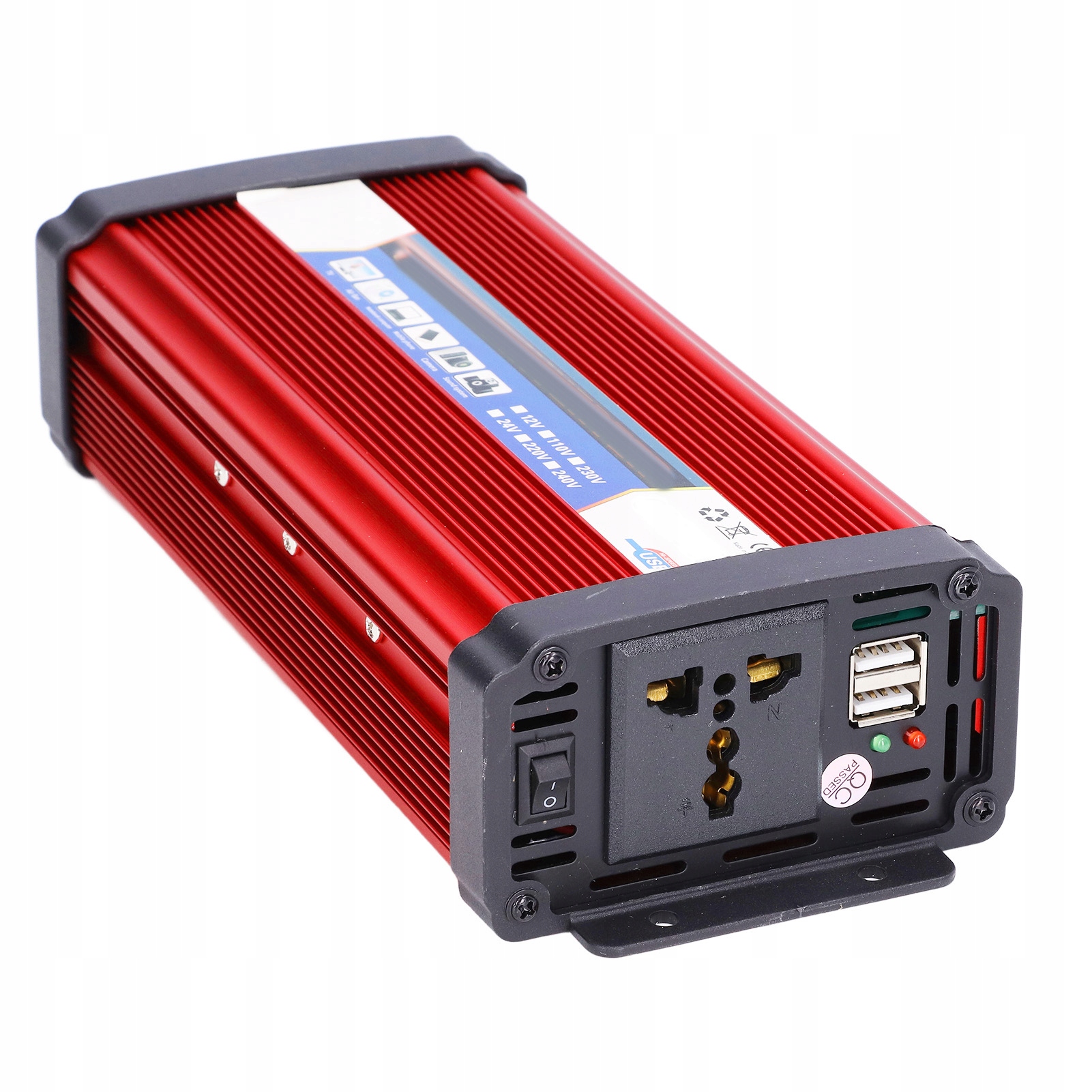 Przetwornica 12V 220V Samochodowa Inwerter 2000W 4000W Usb sinus