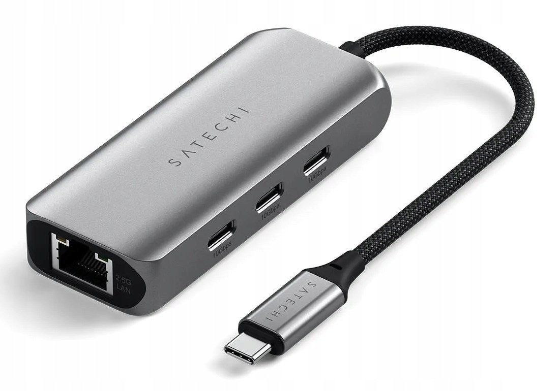 Satechi 4v1 Usb-c Hub – mobilní Usb-c hub (3x Usb-c 3.2 gen