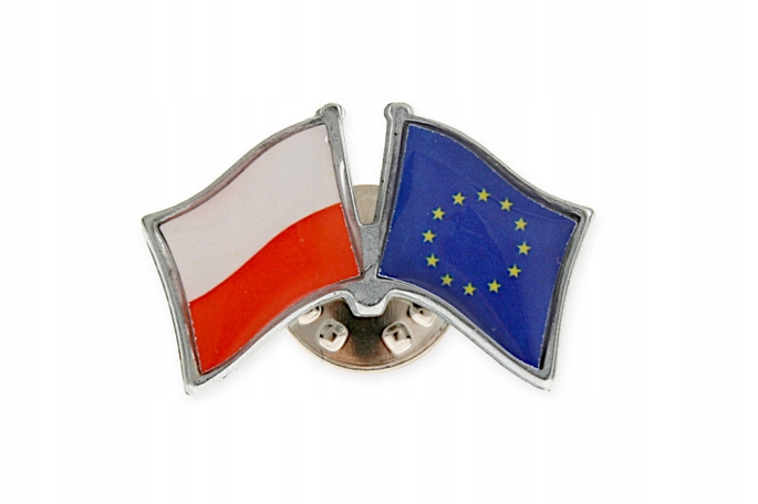 PRZYPINKA FLAGI POLSKA UNIA EUROPEJSKA ar2567