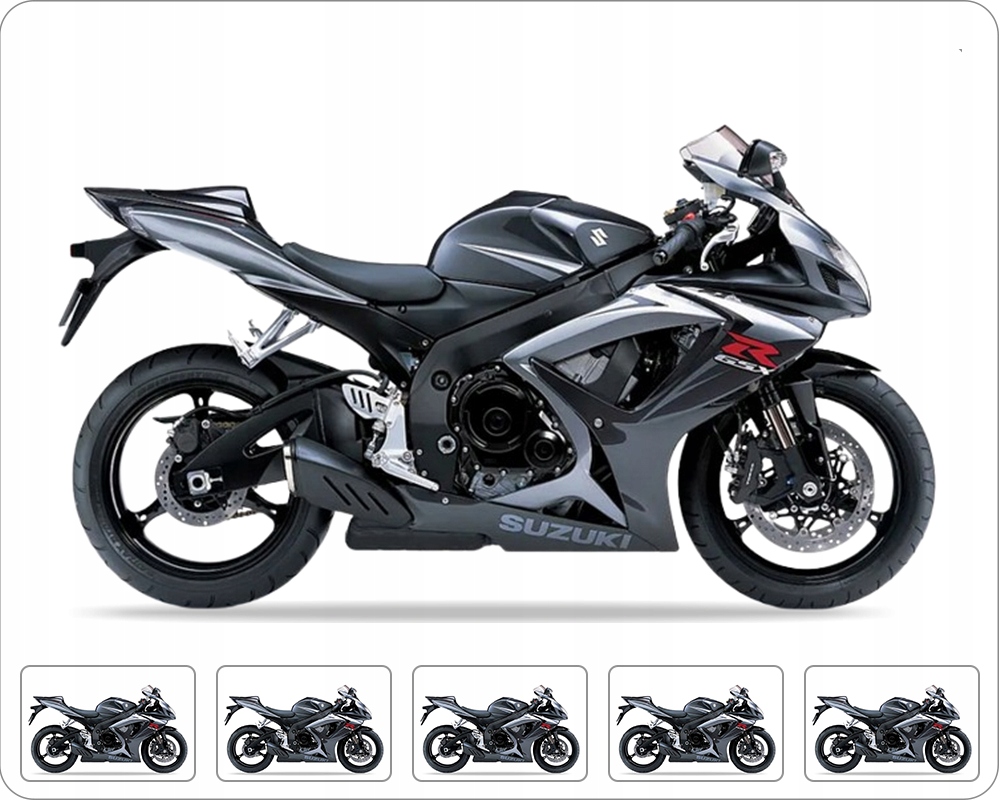 Samolepky Na Motocykl Juula Pro Suzuki Gsxr 750 2007 Šedý Yhf Šedý Yhg