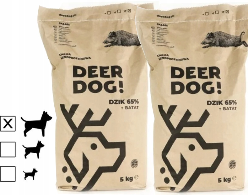 Deer Dog karma pieczona dla psa Dzik 10kg średnie i duże rasy