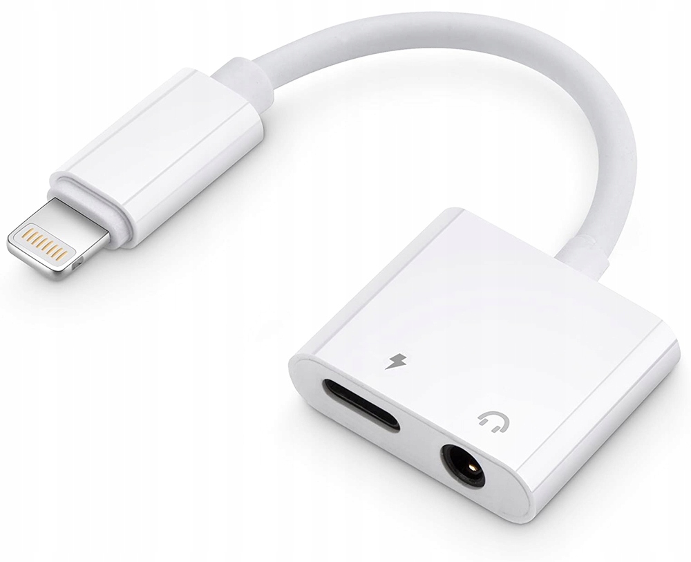 

Adapter Rozdzielacz Przejściówka Jack Do Iphone