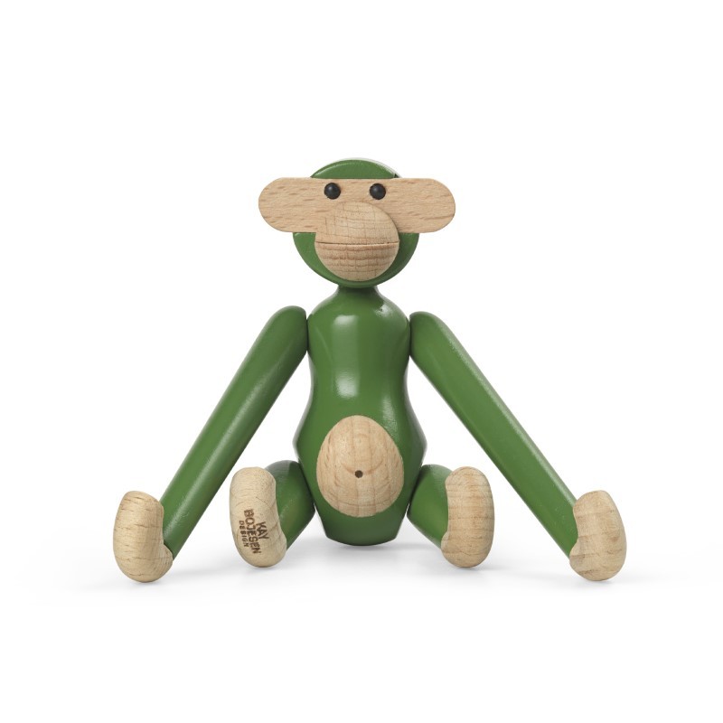 Kay Bojesen Drevená opička 9,5 cm vintage zelená