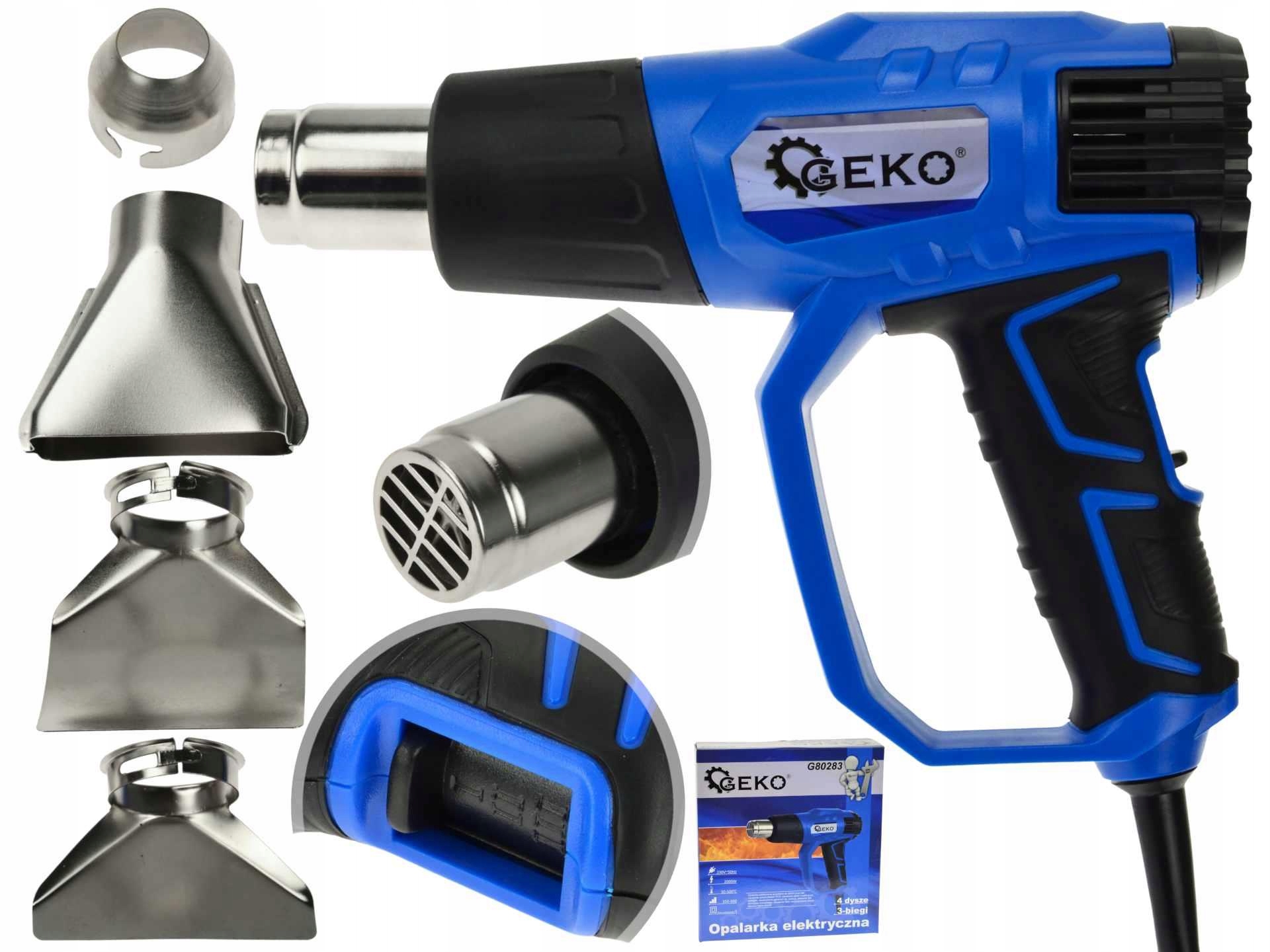 

Opalarka elektryczna Mocna 2000W 3 tryby +dysze