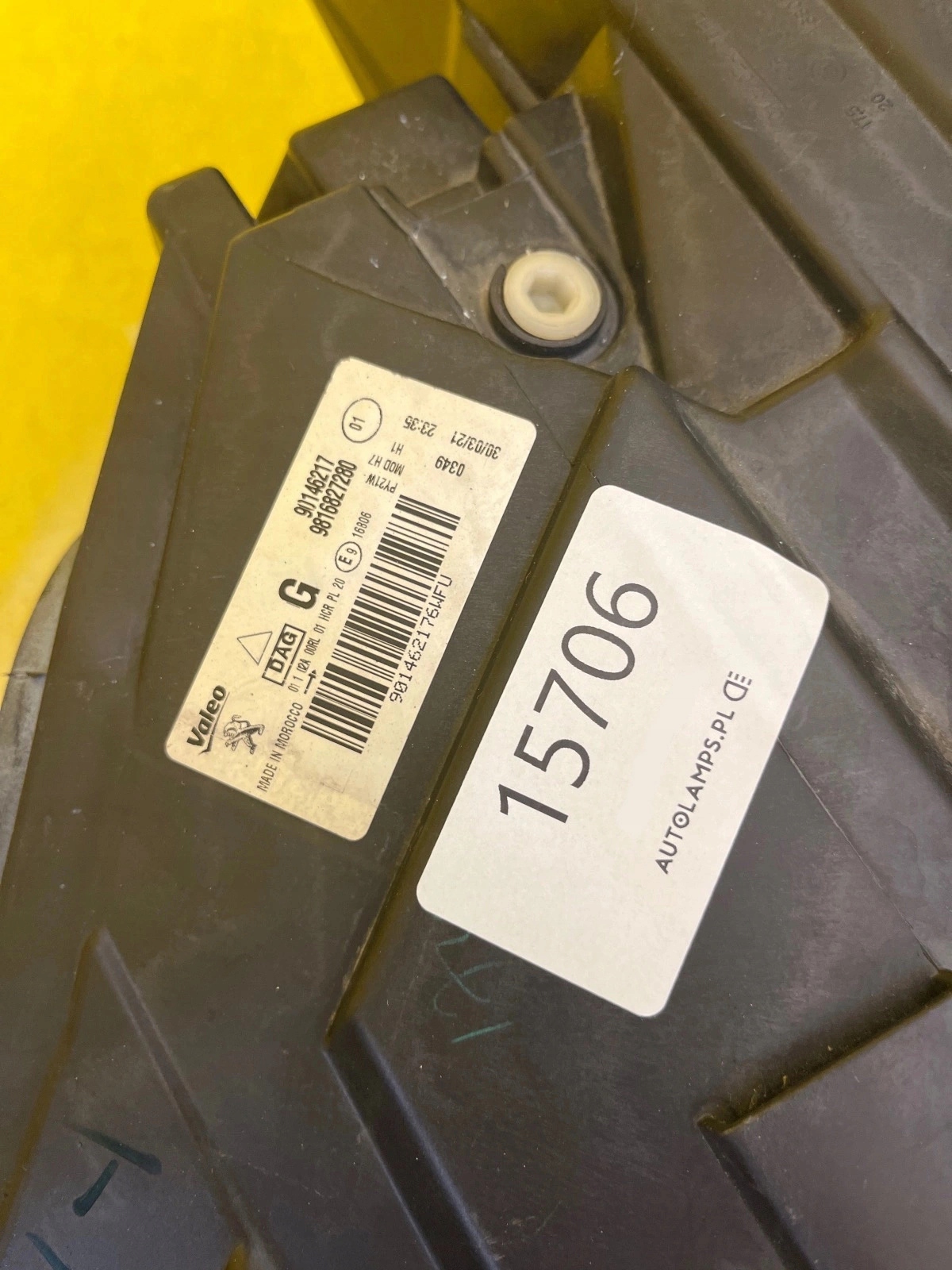 light left PEUGEOT RIFTER, PARTNER IV 9816827280