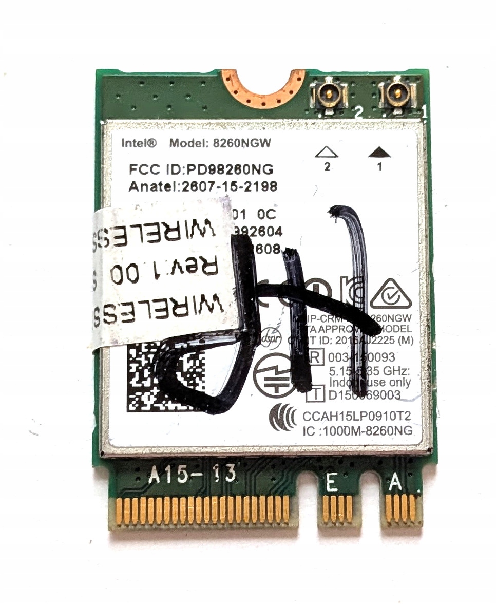 WIFI INTEL WIRELESS-AC 8260 8260NGW DUAL BAND + BT