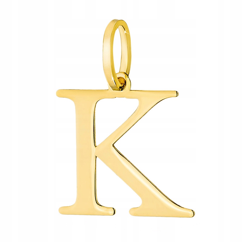 Zlatý Přívěsek Přívěsek Písmenko K pr. 585 14k