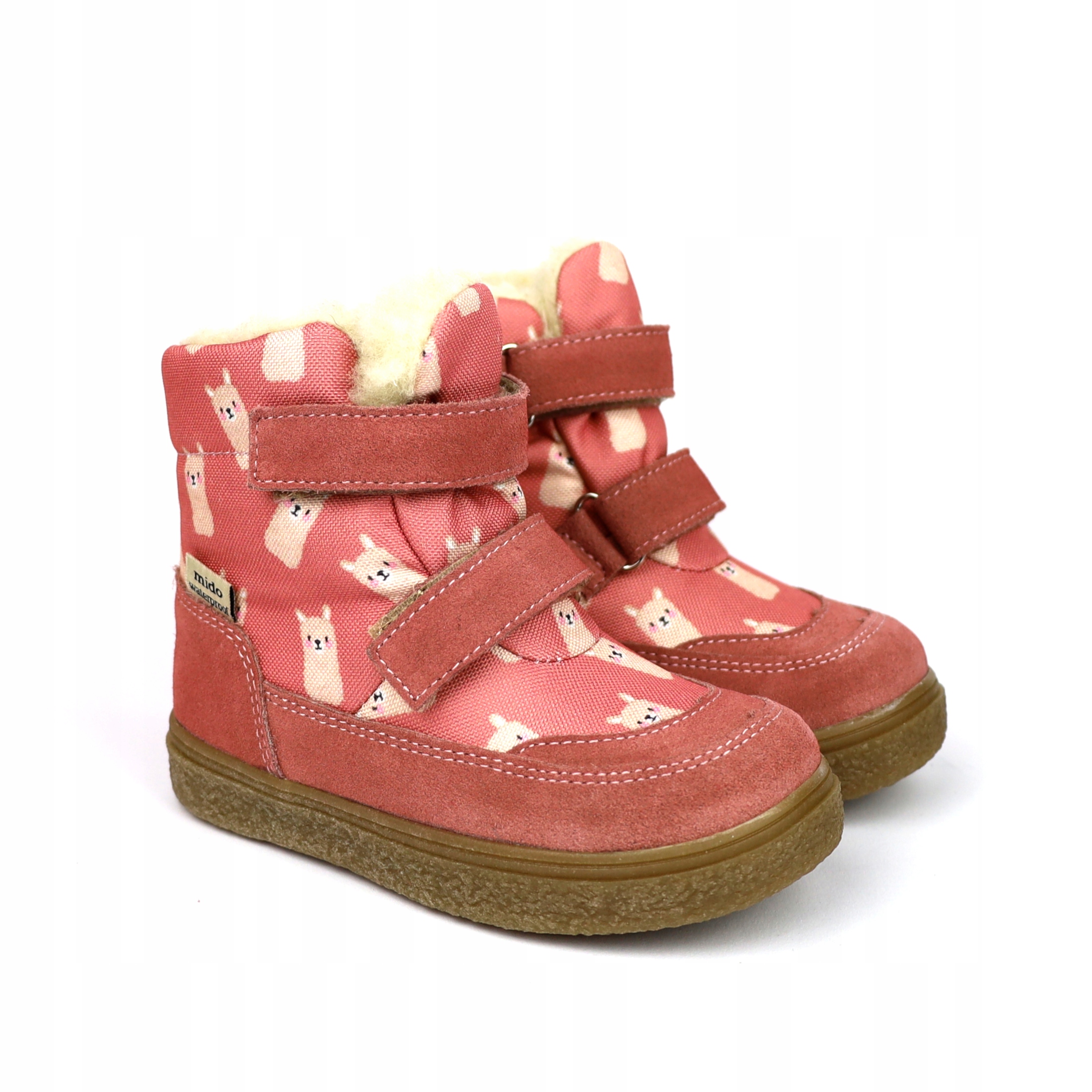 Zimowe buty Midoshoes 22-40 Lama Salmon Wełna Membrana r.24