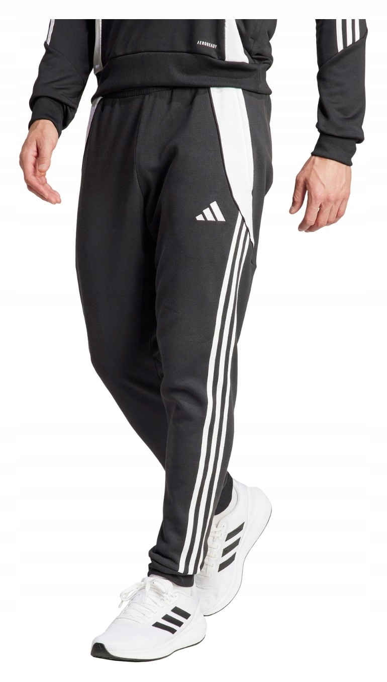 Kalhoty Adidas Teamwear Tiro 24 Sweat černobílé IP1976 vel. L