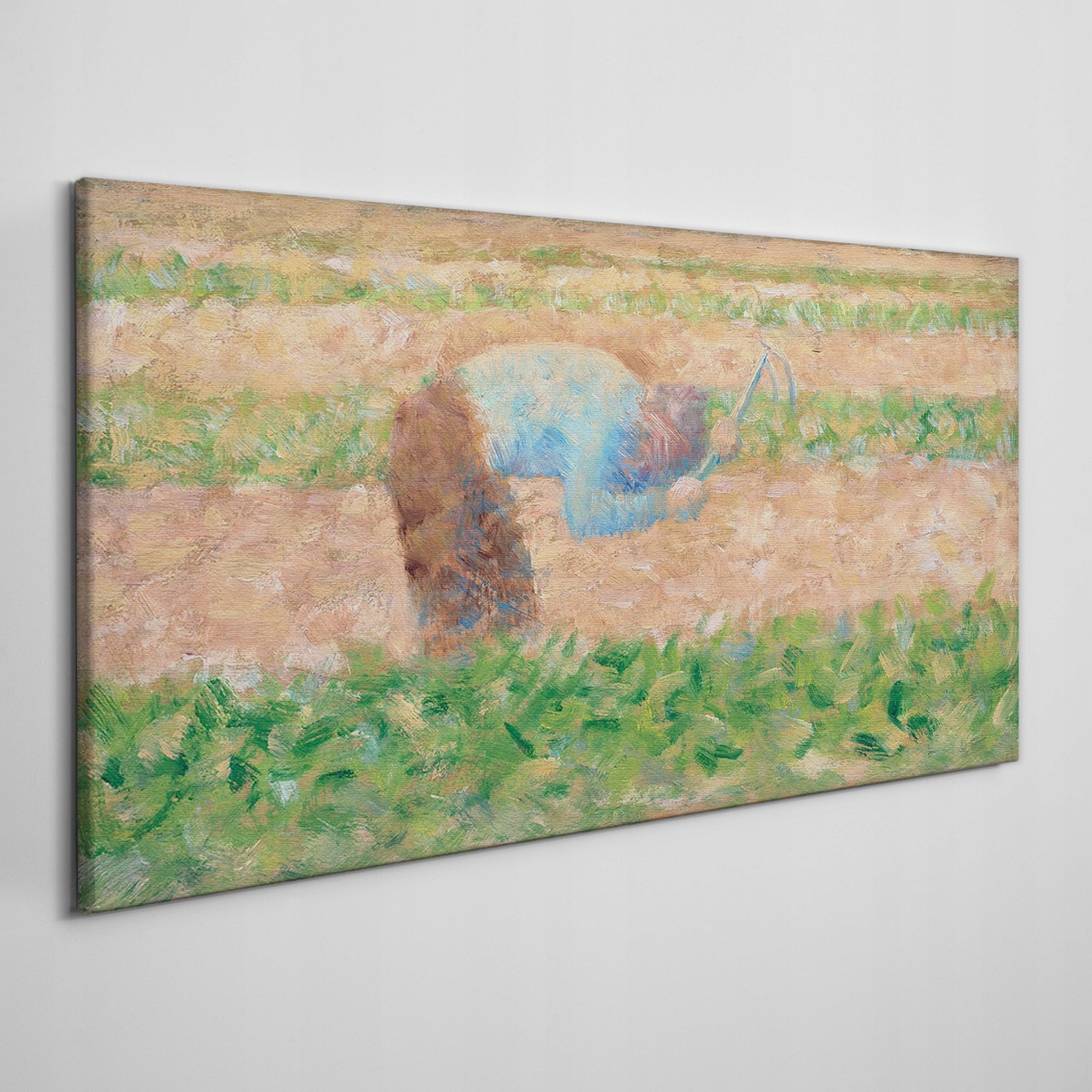 

Foto-obraz na płótnie Człowiek hoe Seurat 100x50